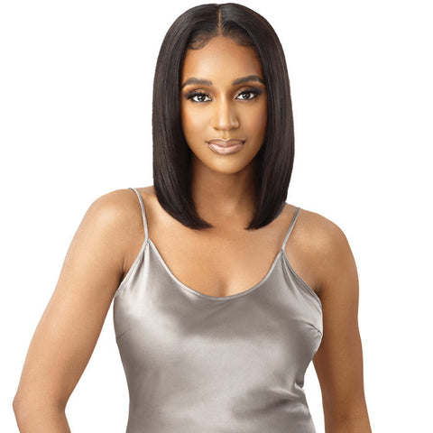 Outre My Tresses Black Label 100% Unprocessed Human Hair Glueless 13x4 HD Lace Front Wig - HH-VIRGIN STRAIGHT 14" Outre My Tresses Black Label 100% Unprocessed Human Hair Glueless 13x4 HD Lace Front Wig - HH-VIRGIN STRAIGHT 14"