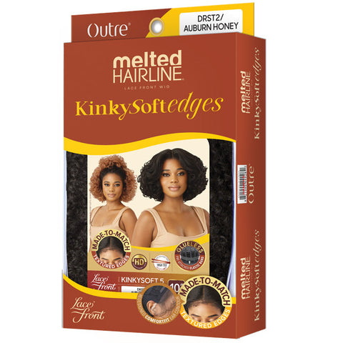 Outre Melted Hairline Kinky Soft Edges Glueless HD Lace Front Wig - KINKYSOFT 5 Outre Melted Hairline Kinky Soft Edges Glueless HD Lace Front Wig - KINKYSOFT 5
