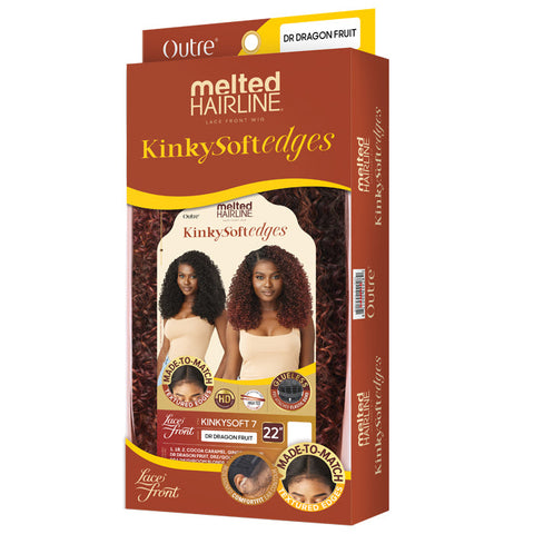 Outre Melted Hairline KinkySoft Edges Glueless HD Lace Front Wig - KINKYSOFT 7 Outre Melted Hairline KinkySoft Edges Glueless HD Lace Front Wig - KINKYSOFT 7