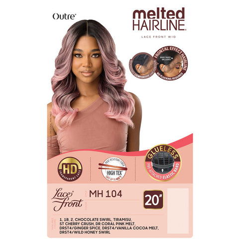Outre Melted Hairline Glueless HD Lace Front Wig - MH 104 Outre Melted Hairline Glueless HD Lace Front Wig - MH 104