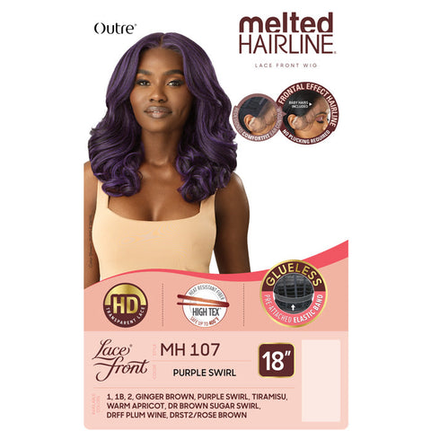 Outre Melted Hairline Glueless HD Lace Front Wig - MH 107 Outre Melted Hairline Glueless HD Lace Front Wig - MH 107
