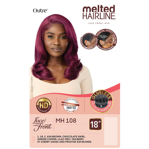Outre Melted Hairline Glueless HD Lace Front Wig - MH 108 Outre Melted Hairline Glueless HD Lace Front Wig - MH 108