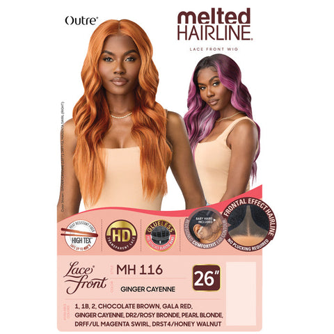 Outre Melted Hairline Glueless HD Lace Front Wig - MH 116 Outre Melted Hairline Glueless HD Lace Front Wig - MH 116