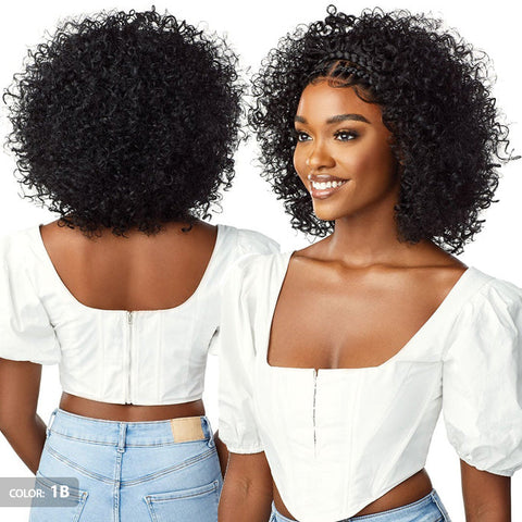 Outre Pre-Styled Glueless 13X2 HD Lace Front Wig - HALO STITCH BRAID 14" Outre Pre-Styled Glueless 13X2 HD Lace Front Wig - HALO STITCH BRAID 14"