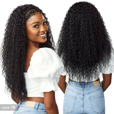 Outre Pre-Styled Glueless 13X2 HD Lace Frontal Wig - HALO STITCH BRAID 26" Outre Pre-Styled Glueless 13X2 HD Lace Frontal Wig - HALO STITCH BRAID 26"