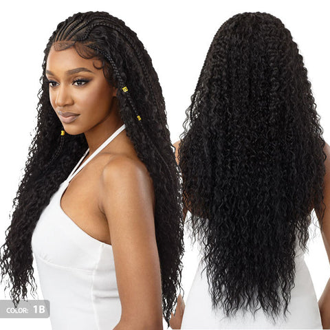 Outre Pre-Braided 13x4 HD Lace Frontal Wig - STITCH BRAID RIPPLE WAVE 30" Outre Pre-Braided 13x4 HD Lace Frontal Wig - STITCH BRAID RIPPLE WAVE 30"
