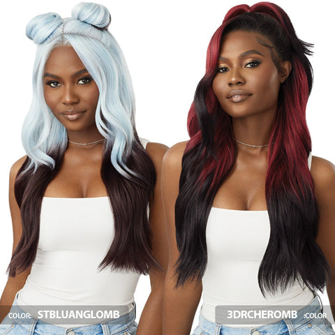 Outre Perfect Hairline Glueless 13x6 HD Lace Front Wig - JAANAY - Reverse Ombre Outre Perfect Hairline Glueless 13x6 HD Lace Front Wig - JAANAY - Reverse Ombre