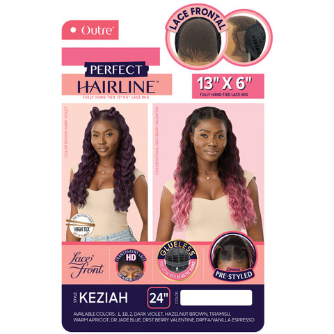 Outre Perfect Hairline Glueless 13x6 HD Lace Front Wig - KEZIAH Outre Perfect Hairline Glueless 13x6 HD Lace Front Wig - KEZIAH