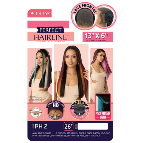 Perfect Hairline By Outre Glueless HD 13x6 Lace Front Wig - PH 2 Perfect Hairline By Outre Glueless HD 13x6 Lace Front Wig - PH 2