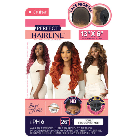 Outre Perfect Hairline Glueless 13x6 HD Lace Front Wig - PH 6 Outre Perfect Hairline Glueless 13x6 HD Lace Front Wig - PH 6