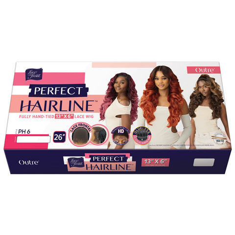 Outre Perfect Hairline Glueless 13x6 HD Lace Front Wig - PH 6 Outre Perfect Hairline Glueless 13x6 HD Lace Front Wig - PH 6