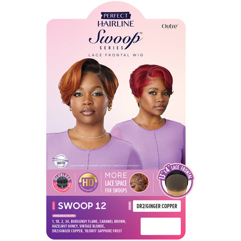 Outre Perfect Hairline Swoop Series Glueless 13x4 HD Lace Front Wig - SWOOP 12 Outre Perfect Hairline Swoop Series Glueless 13x4 HD Lace Front Wig - SWOOP 12