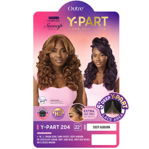 Outre Perfect Hairline Swoop Series Glueless 5" Deep Y-Part HD Lace Front Wig - Y-PART 204 Outre Perfect Hairline Swoop Series Glueless 5" Deep Y-Part HD Lace Front Wig - Y-PART 204