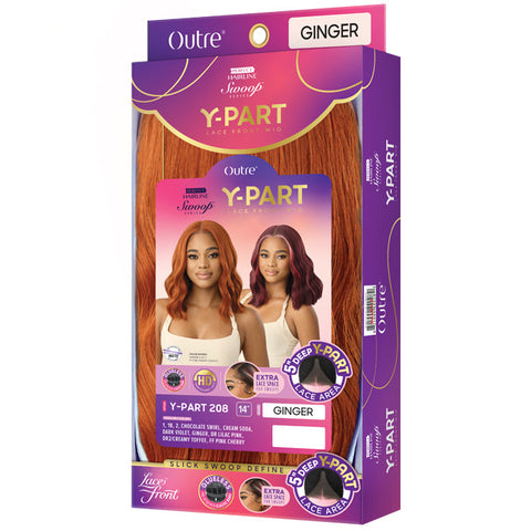 Swoop Series Perfect Hairline By Outre Glueless 5" HD Deep Lace Front Wig - Y-PART 208 Swoop Series Perfect Hairline By Outre Glueless 5" HD Deep Lace Front Wig - Y-PART 208