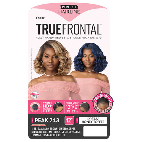 Outre True Frontal Perfect Hairline Glueless 13x6 HD Lace Front Wig - PEAK 713 Outre True Frontal Perfect Hairline Glueless 13x6 HD Lace Front Wig - PEAK 713