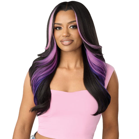 Outre Perfect Hairline True Frontal Glueless 13x6 HD Widow's Peak Lace Front Wig - PEAK 714 Outre Perfect Hairline True Frontal Glueless 13x6 HD Widow's Peak Lace Front Wig - PEAK 714