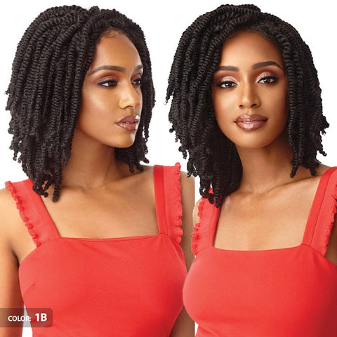 Outre Twisted Up Glueless 4x4 Lace Front Braid Wig - STRAIGHT BOMB TWIST 14" Outre Twisted Up Glueless 4x4 Lace Front Braid Wig - STRAIGHT BOMB TWIST 14"