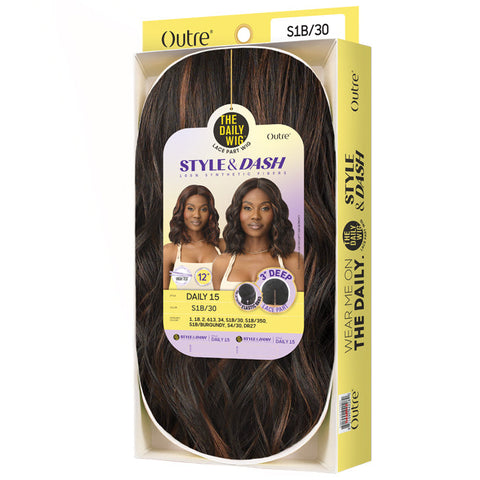 Style And Dash The Daily Wig By Outre 3" Deep Lace Part Wig - DAILY 15 Style And Dash The Daily Wig By Outre 3" Deep Lace Part Wig - DAILY 15