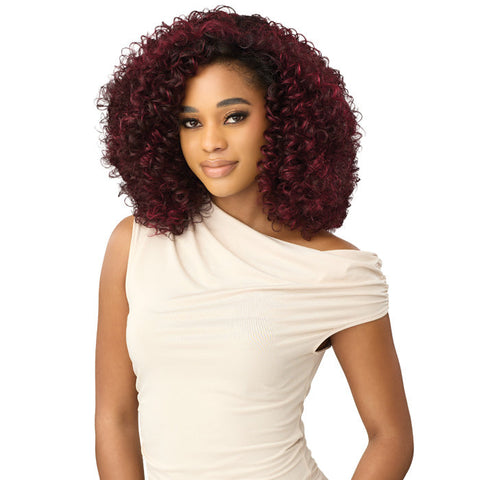 Quick Weave By Outre Half Wig - ALBANY Quick Weave By Outre Half Wig - ALBANY