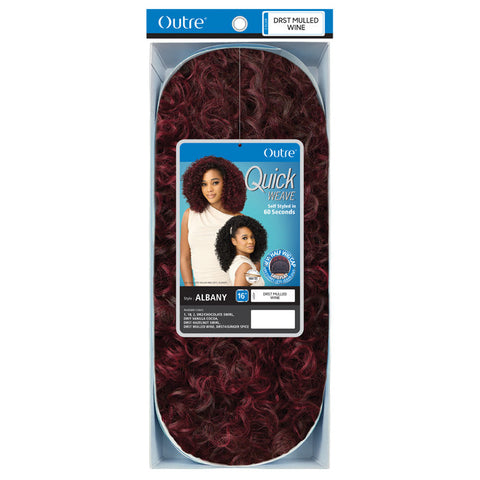 Quick Weave By Outre Half Wig - ALBANY Quick Weave By Outre Half Wig - ALBANY