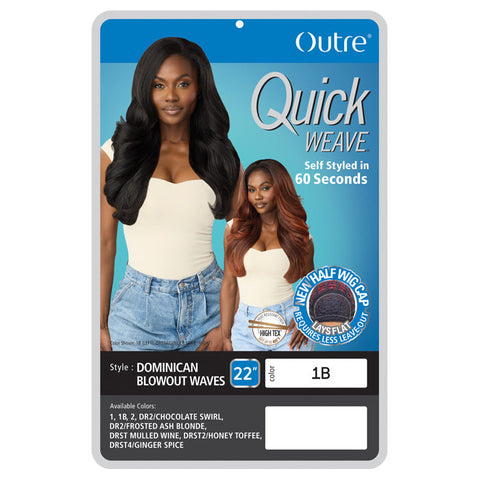 Outre Quick Weave Half Wig - DOMINICAN BLOWOUT WAVES Outre Quick Weave Half Wig - DOMINICAN BLOWOUT WAVES
