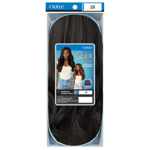 Outre Quick Weave Half Wig - DOMINICAN BLOWOUT WAVES Outre Quick Weave Half Wig - DOMINICAN BLOWOUT WAVES