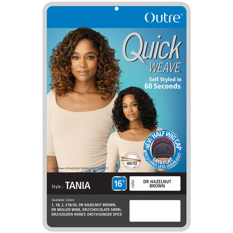 Outre Quick Weave Half Wig - TANIA Outre Quick Weave Half Wig - TANIA