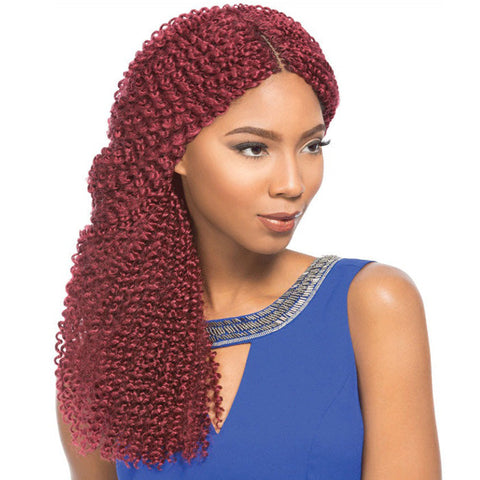 Sensationnel African Collection X-Pression Pre-Looped Crochet Braid KINKY CURL 14 Inch Sensationnel African Collection X-Pression Pre-Looped Crochet Braid KINKY CURL 14 Inch