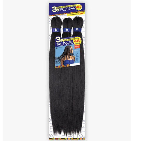 Sensationnel Ruwa - 3X PRE-STRETCHED BRAID 24" Sensationnel Ruwa - 3X PRE-STRETCHED BRAID 24"