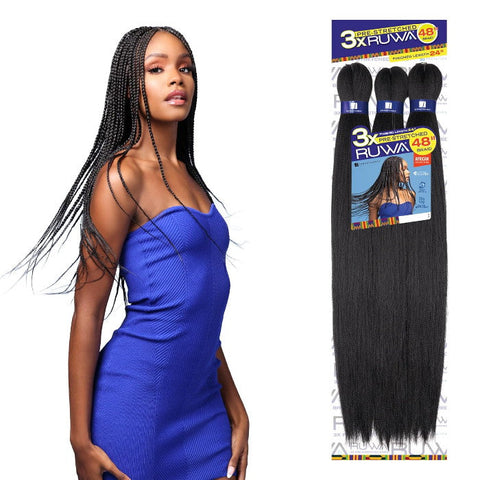 Sensationnel Ruwa - 3X PRE-STRETCHED BRAID 24" Sensationnel Ruwa - 3X PRE-STRETCHED BRAID 24"