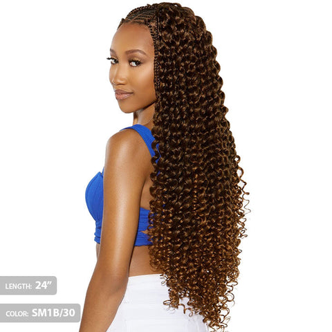 Sensationnel Ruwa Pre-Stretched Crochet Braids - 3X DEEP 18"/24" Sensationnel Ruwa Pre-Stretched Crochet Braids - 3X DEEP 18"/24"