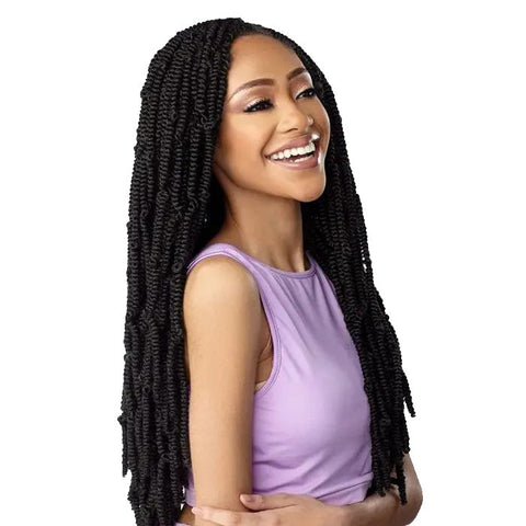 Sensationnel Lulutress Pre-Looped Crochet Braid - 3X BOMB TWIST 18" Sensationnel Lulutress Pre-Looped Crochet Braid - 3X BOMB TWIST 18"