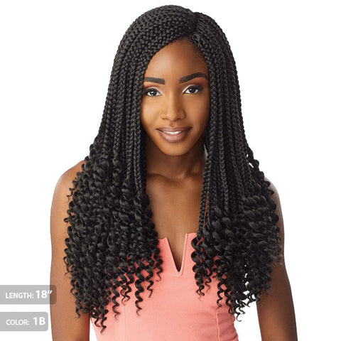 Sensationnel Lulutress Pre-Looped Crochet Braid - 3X GODDESS BOX BRAID 12"/18" Sensationnel Lulutress Pre-Looped Crochet Braid - 3X GODDESS BOX BRAID 12"/18"