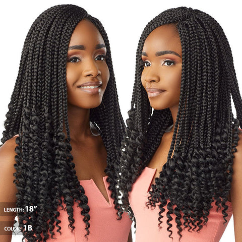 Sensationnel Lulutress Pre-Looped Crochet Braid - 3X GODDESS BOX BRAID 12"/18" Sensationnel Lulutress Pre-Looped Crochet Braid - 3X GODDESS BOX BRAID 12"/18"
