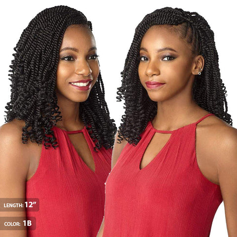 Sensationnel Lulutress Pre-Looped Crochet Braid - 3X KINKY TWIST 12/18" Sensationnel Lulutress Pre-Looped Crochet Braid - 3X KINKY TWIST 12/18"