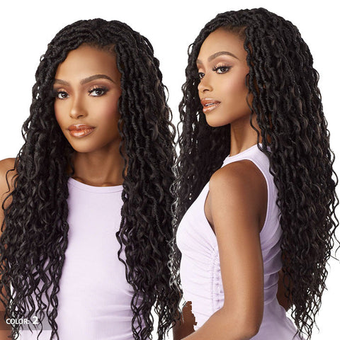 Sensationnel Lulutress Pre-Looped Crochet Braid - 3X MERMAID LOCS 24" Sensationnel Lulutress Pre-Looped Crochet Braid - 3X MERMAID LOCS 24"