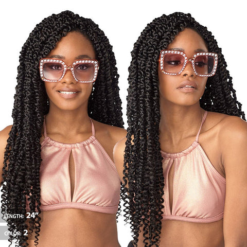 Sensationnel Lulutress Pre-Looped Crochet Braid - PASSION TWIST 18"/24" Sensationnel Lulutress Pre-Looped Crochet Braid - PASSION TWIST 18"/24"