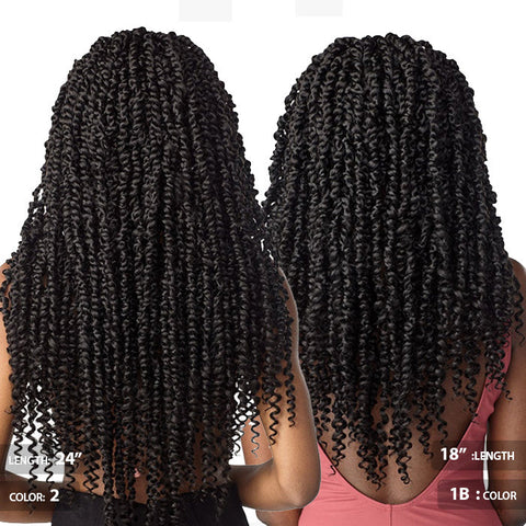 Sensationnel Lulutress Pre-Looped Crochet Braid - PASSION TWIST 18"/24" Sensationnel Lulutress Pre-Looped Crochet Braid - PASSION TWIST 18"/24"