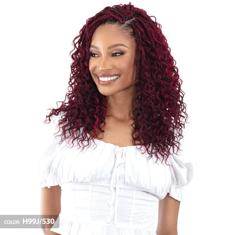 Freetress Pre-Looped Crochet Braids - 3X DEEP CURL BOHO BRAIDS 12" Freetress Pre-Looped Crochet Braids - 3X DEEP CURL BOHO BRAIDS 12"