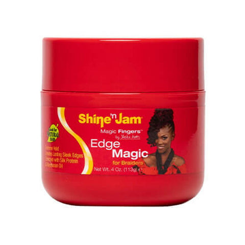 Ampro Shine'n Jam Magic Fingers Edge Magic for Braiders 4oz Ampro Shine'n Jam Magic Fingers Edge Magic for Braiders 4oz