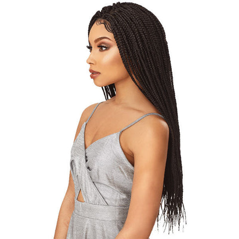 Sensationnel Cloud 9 Synthetic 4x4 Part Swiss Lace Wig BOX BRAID SMALL Sensationnel Cloud 9 Synthetic 4x4 Part Swiss Lace Wig BOX BRAID SMALL
