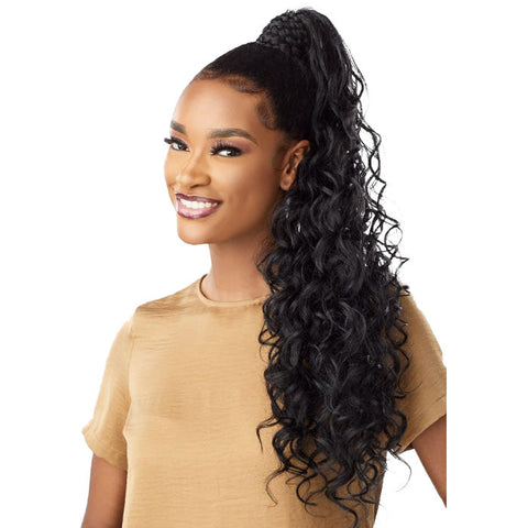 Sensationnel Synthetic Ponytail Instant Pony Wrap Braided Loose Deep 26" Sensationnel Synthetic Ponytail Instant Pony Wrap Braided Loose Deep 26"