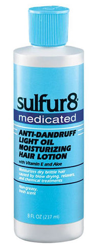 Sulfur-8 Anti-Dandruff LIGHT OIL MOISTURIZING HAIR LOTION 8 oz Sulfur-8 Anti-Dandruff LIGHT OIL MOISTURIZING HAIR LOTION 8 oz