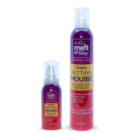 Esha Melt N Slay Edge And Lace Daily Setting Mousse - 80 ml/354 ml Esha Melt N Slay Edge And Lace Daily Setting Mousse - 80 ml/354 ml