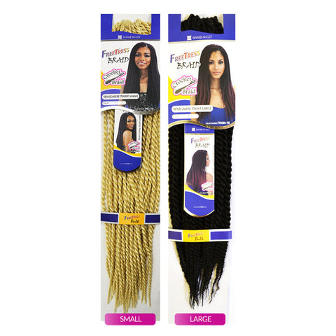 Freetress Crochet Braids - SENEGALESE TWIST LARGE/SMALL Freetress Crochet Braids - SENEGALESE TWIST LARGE/SMALL