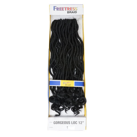 Freetress Pre-Looped Crochet Braid - GORGEOUS LOC 12" Freetress Pre-Looped Crochet Braid - GORGEOUS LOC 12"