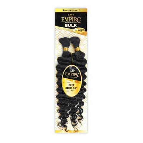 Sensationnel Empire Human Hair Braids - DEEP BULK 18"/22" Sensationnel Empire Human Hair Braids - DEEP BULK 18"/22"