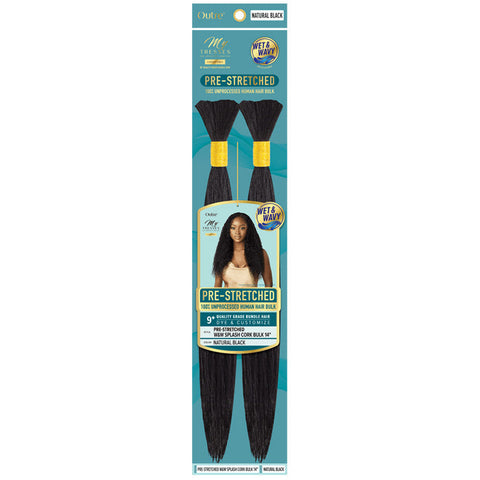 Outre Mytress Gold Label 100% Human Hair Braids - PRESTRETCHED W&W SPLASH CORK BULK 14"-18" Outre Mytress Gold Label 100% Human Hair Braids - PRESTRETCHED W&W SPLASH CORK BULK 14"-18"