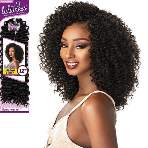 Sensationnel Lulutress Crochet Braid ISLAND TWIST 12" Sensationnel Lulutress Crochet Braid ISLAND TWIST 12"