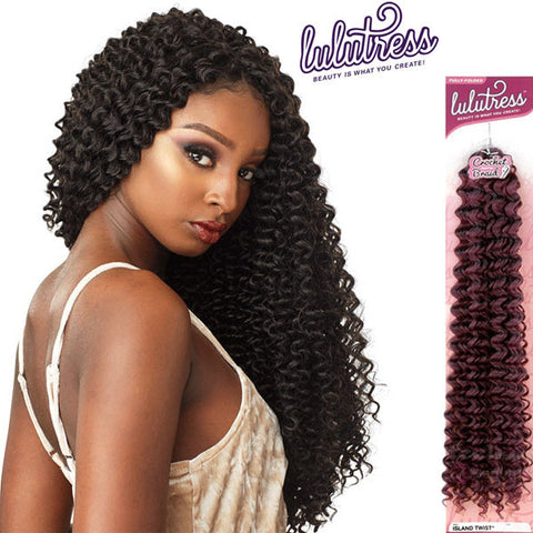 Sensationnel Lulutress Crochet Braid ISLAND TWIST 18 Inch Sensationnel Lulutress Crochet Braid ISLAND TWIST 18 Inch